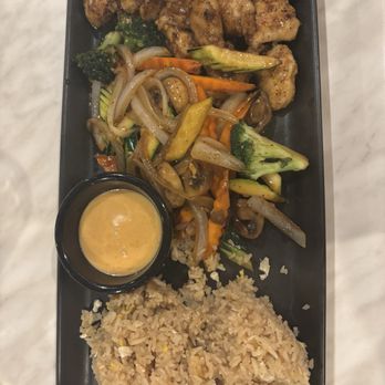 The Nine Heathrow Thai Grill & Kitchen - Hibachi Chicken Teriyaki with mixed vegetables and fried rice - Thai Near Me - Heathrow, Florida The Nine Heathrow Thai Grill & Kitchen - Hibachi Chicken Teriyaki with mixed vegetables and fried rice - Thai Near Me - Heathrow, Florida