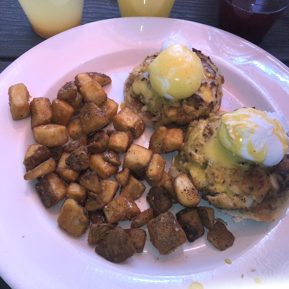 CJ Finz - Crab Cakes Benedict - Seafood Near Me - Manassas, Virginia