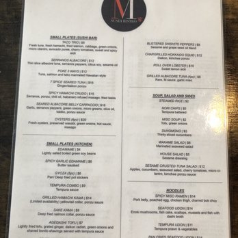M Sushi Bistro - Sushi Bars Near Me - Lodi, California M Sushi Bistro - Sushi Bars Near Me - Lodi, California