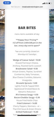 Menu photo 7 Breakwater Stonington, CT