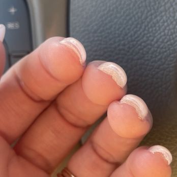 Prestige Nails - Tons of cured gel underneath. - Nail Salons Near Me - Escondido, California Prestige Nails - Tons of cured gel underneath. - Nail Salons Near Me - Escondido, California
