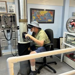 St Marys Submarine Museum - St. Mary's Submarine Museum working periscope.