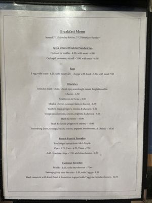 Menu photo 1 Prospector Attica, NY