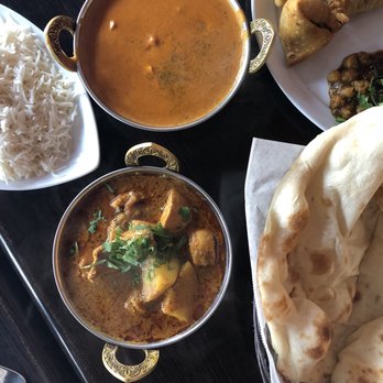 Curry Leaf - Rice, paneer tikka masala, samosas, naan and chicken vindaloo (great, reasonable prices!!) - Indian Near Me - San Francisco, California