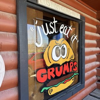 Grumps - Front window - Burgers Near Me - Granbury, Texas