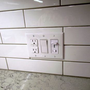 Rodrigues Tile Company - Repaired tiles around electrical box. - Tiling Near Me - Fremont, California Rodrigues Tile Company - Repaired tiles around electrical box. - Tiling Near Me - Fremont, California