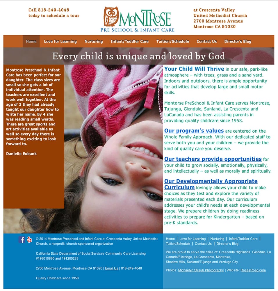 Montrose Preschool and Infant Care at CVUMV - childcare center in Montrose, CA