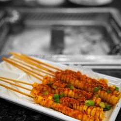 Haidilao Hot Pot - Corn Skewers | ig: whaevaeats