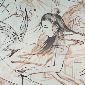 Bopomofo Cafe - Murals inside. Great artwork. - Bubble Tea Near Me - Artesia, California