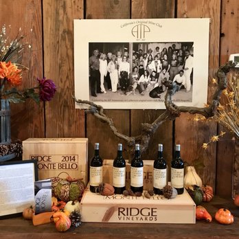 Ridge Vineyards - Monte Bello - Wineries Near Me - Cupertino, California Ridge Vineyards - Monte Bello - Wineries Near Me - Cupertino, California