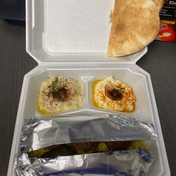 Chef Abdul Mediterranean - To go container of the Appetizer Combo - Mediterranean Near Me - St. Charles, Illinois Chef Abdul Mediterranean - To go container of the Appetizer Combo - Mediterranean Near Me - St. Charles, Illinois