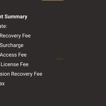 ACE Rent A Car - Overview of charges as part of my original booking. - Car Rental Near Me - Orlando, Florida