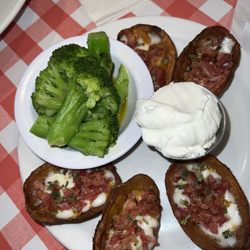 Winstead American Grill & King Of Pizza - Veggie side & potato skins