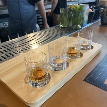 Fierce Whiskers Distillery - Whisky flight - Distilleries Near Me - Austin, Texas