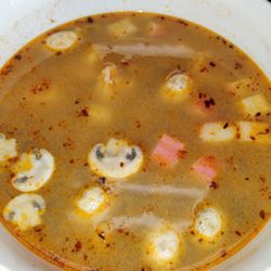 Hong Kong Express - They charged $7 more for the Thai soup. The seafood was undercooked!