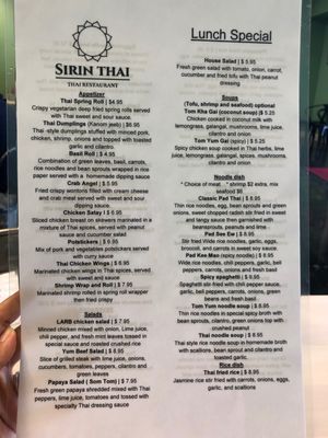 Menu photo 6 Sirin Thai Greenville, SC Menu photo 6 Sirin Thai Greenville, SC