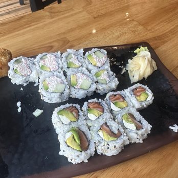 Sushi Station - Salmon roll - Sushi Bars Near Me - Webster Groves, Missouri Sushi Station - Salmon roll - Sushi Bars Near Me - Webster Groves, Missouri