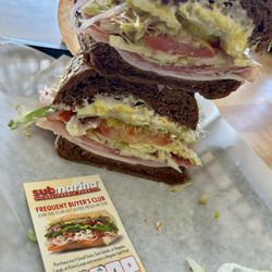 Submarina California Subs - East Coast on Prairie bread