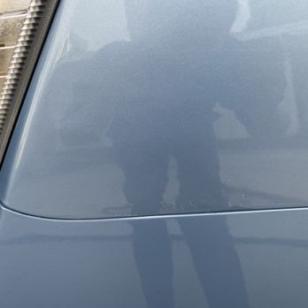 Markham Boling Collision Center - Paint chipped from the back bumper hitting upward and Markham crew missed fixing it. - Body Shops Near Me - Pasadena, California Markham Boling Collision Center - Paint chipped from the back bumper hitting upward and Markham crew missed fixing it. - Body Shops Near Me - Pasadena, California