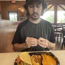 Enchilada and taco combo Enchilada and taco combo