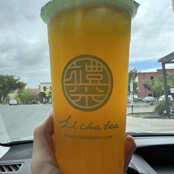 Li Cha Tea - Passion Jasmine Fruit Tea - Bubble Tea Near Me - Walnut Creek, California