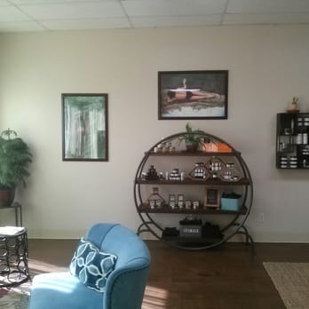 Nature's Root - #Hempspa reception area with a selection of CBD hemp products - Cosmetics & Beauty Supply Near Me - Longmont, Colorado