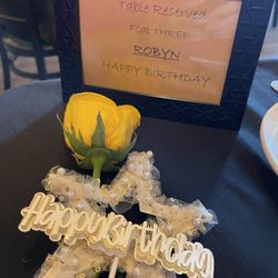 Malvagio's - Special birthday acknowledgment