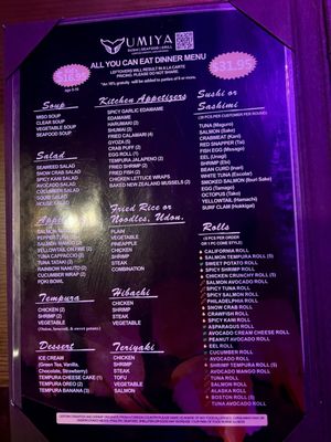 Menu photo 2 Umiya Sushi San Antonio, TX Menu photo 2 Umiya Sushi San Antonio, TX