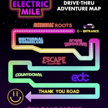 Electric Mile - Drive-Thru Adventure Map - Festivals Near Me - Arcadia, California Electric Mile - Drive-Thru Adventure Map - Festivals Near Me - Arcadia, California