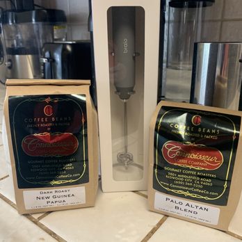 Connoisseur Coffee - two packages of coffee - Coffee Roasteries Near Me - Redwood City, California Connoisseur Coffee - two packages of coffee - Coffee Roasteries Near Me - Redwood City, California