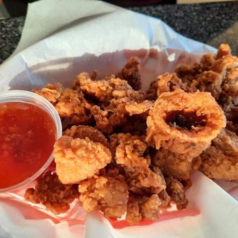 Crescent Seafood - Fire calamari...yum! - Seafood Markets Near Me - Crescent City, California Crescent Seafood - Fire calamari...yum! - Seafood Markets Near Me - Crescent City, California