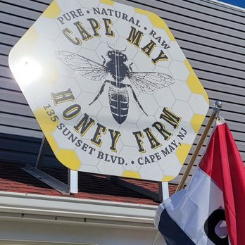 Cape May Honey Farm - a sign for the store - Specialty Food Near Me - Cape May, New Jersey Cape May Honey Farm - a sign for the store - Specialty Food Near Me - Cape May, New Jersey