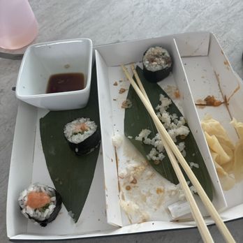 OMAKAI hand roll bar - Deluxe hand roll box on Uber eats...well what's left of it. - Sushi Bars Near Me - Miami, Florida OMAKAI hand roll bar - Deluxe hand roll box on Uber eats...well what's left of it. - Sushi Bars Near Me - Miami, Florida