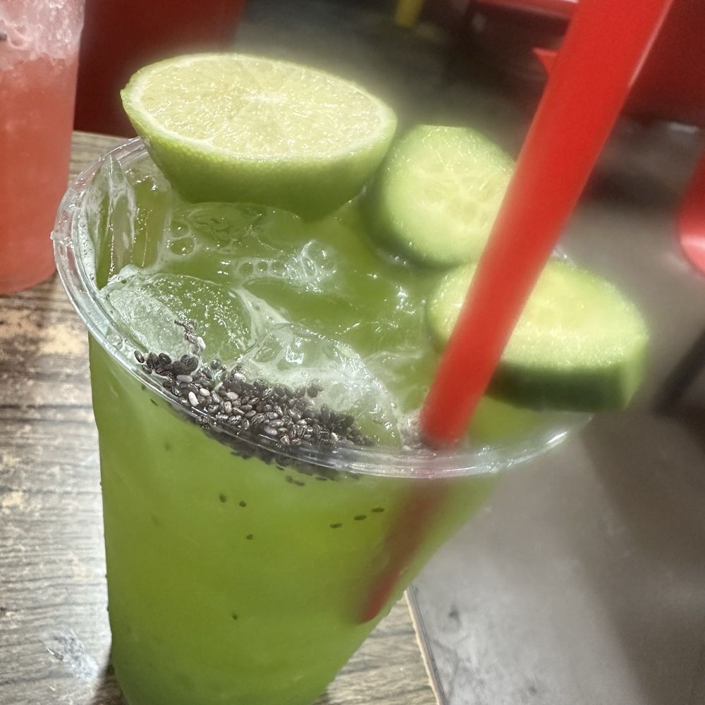 Taco Kings - Agua de pepino con limón - Mexican Near Me - Azusa, California Taco Kings - Agua de pepino con limón - Mexican Near Me - Azusa, California