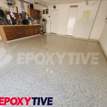 Epoxytive - a garage floor with epoxy - Flooring Near Me