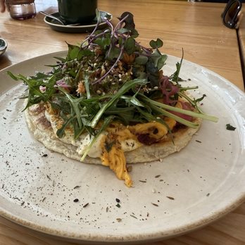 Buster Greens - CHILLI SCRAM + HOT SMOKED SALMON ROTI - Cafes Near Me - Dunedin