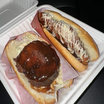 Japadog - wagyu + tonkotsu hotdog - Japanese Near Me - Vancouver, British Columbia