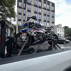 MAD Transpo NYC / Motorsports Towing & Transportation - Motorcycle Repair Shop Transportation - BMW S1000 RR