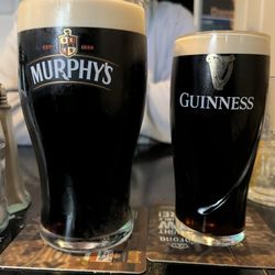 The Danny Mann Pub - Pint of Murphy's & half pint of Guinness