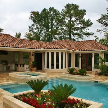 Outer Image Design - a house with a pool - Landscape Architects or Designers Near Me - Conroe, Texas