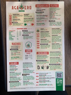 Menu photo 3 Agavero Cantina - Lilburn Lilburn, GA