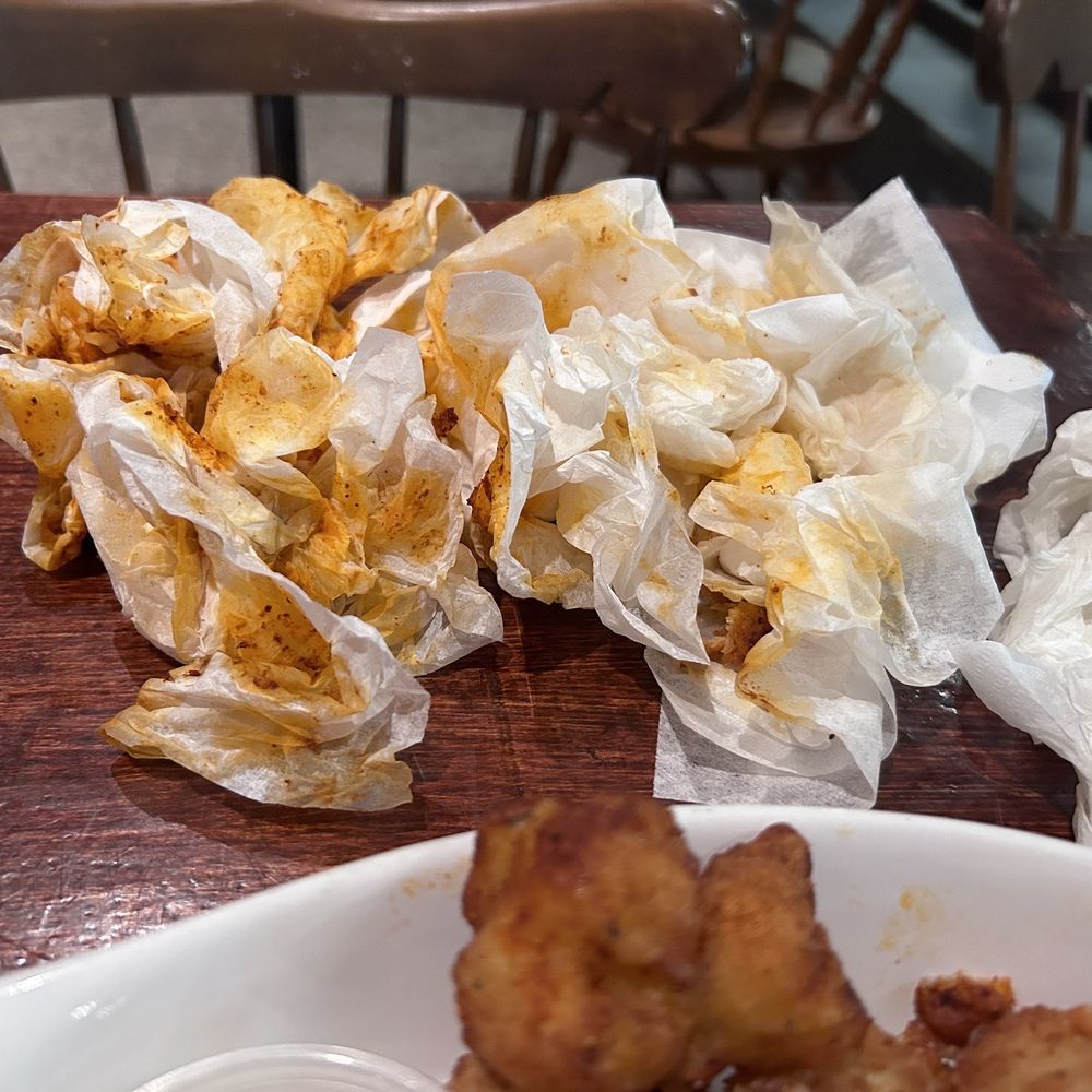 Acadia - Too much chili sauce on the buffalo cauliflower wings - Pubs Near Me - Minneapolis, Minnesota
