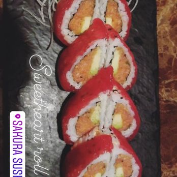 Sakura - Sweetheart roll. Ahi and avo - Sushi Bars Near Me - Mililani, Hawaii Sakura - Sweetheart roll. Ahi and avo - Sushi Bars Near Me - Mililani, Hawaii
