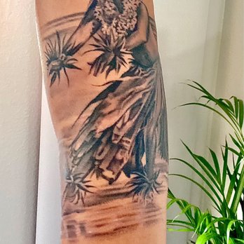 Skin Design Tattoo - Honolulu - This is my right forearm. 2 days later - Tattoo Near Me - Honolulu, Hawaii