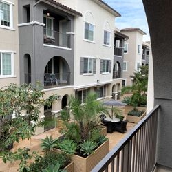 Meridian at Lake San Marcos - View from the apartment of the nice courtyards