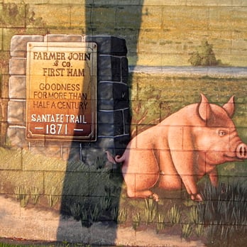 Farmer John Mural Art - Public Art Near Me - Vernon, California Farmer John Mural Art - Public Art Near Me - Vernon, California