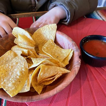 Taco Intenso - Chips with sauce (Small) - Tacos Near Me - North Bergen, New Jersey Taco Intenso - Chips with sauce (Small) - Tacos Near Me - North Bergen, New Jersey