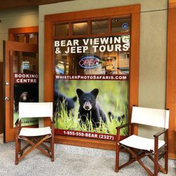 Whistler Photo Safaris - Whistler Photo Safari's bear viewing and jeep tours - Storefront in Crystal Lodge Open May to October
