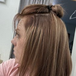 Bēspōke Studio - Before(after first visit) uneven highlights