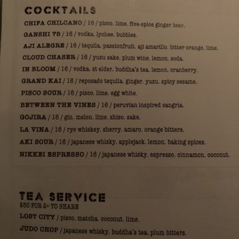 Ruka - Cocktail menu - Sushi Bars Near Me - Boston, Massachusetts Ruka - Cocktail menu - Sushi Bars Near Me - Boston, Massachusetts